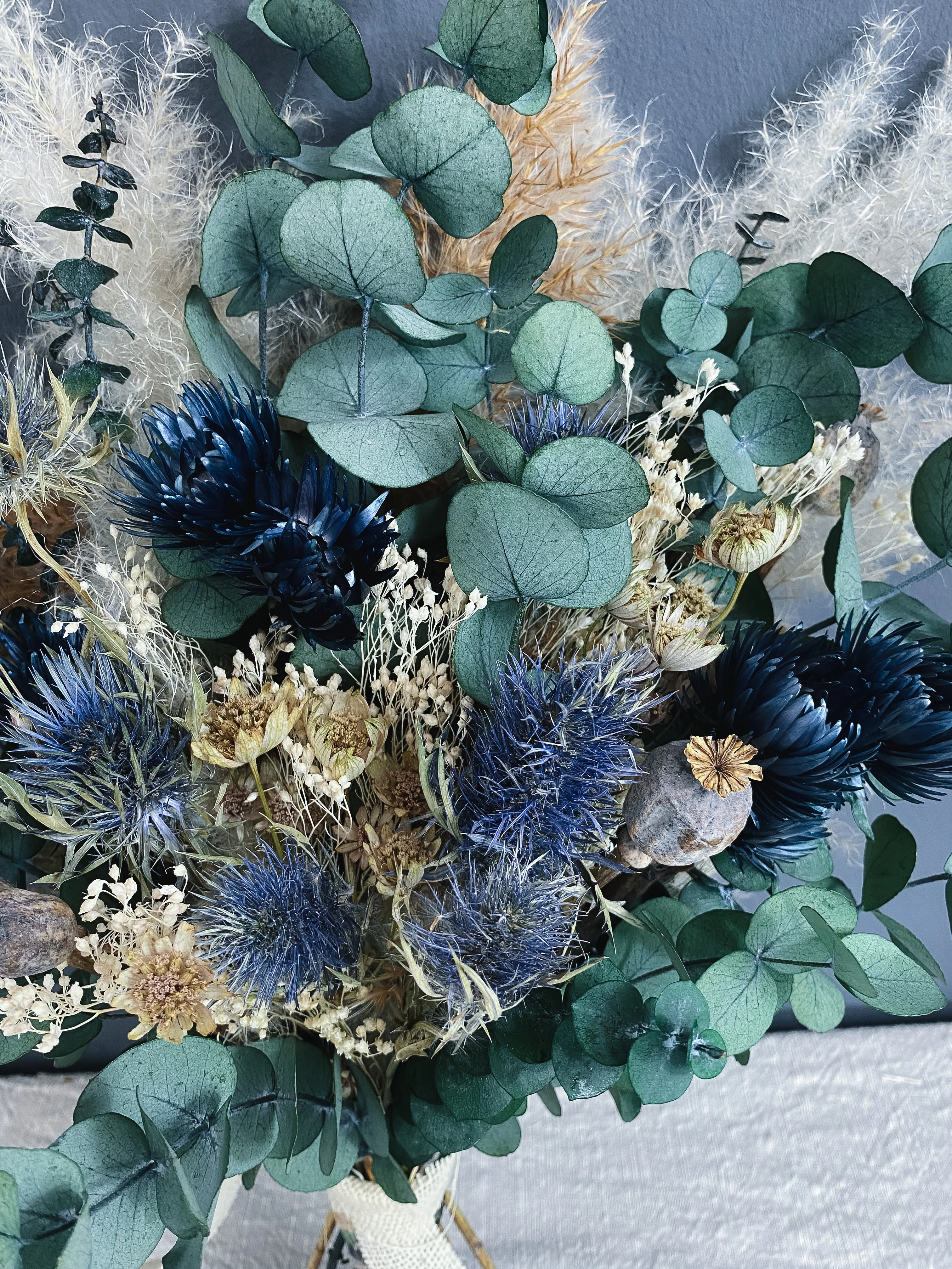 Ally dried flower bridal bouquet - Image 3