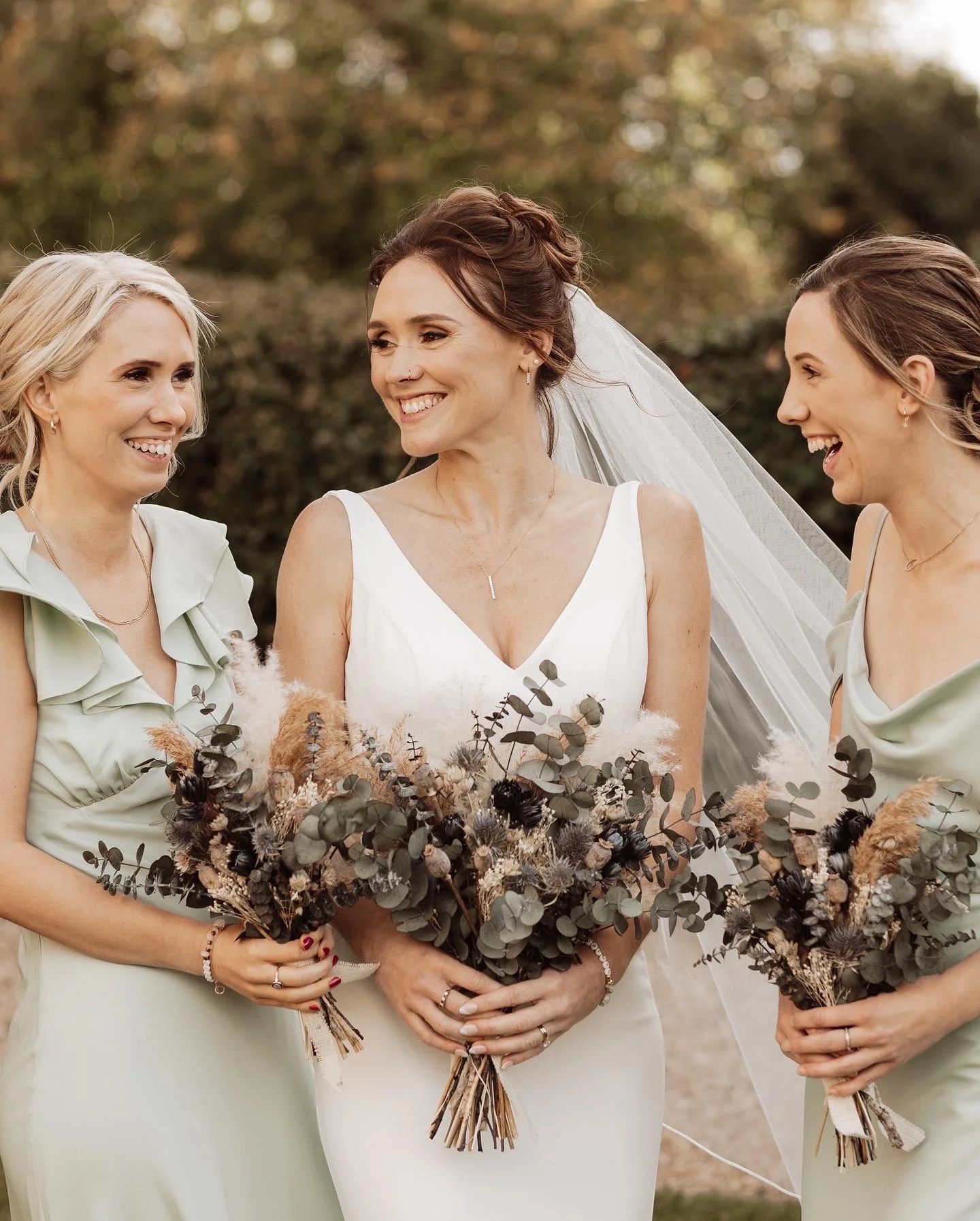 Ally Dried Flower Bridesmaid Bouquet - Image 4