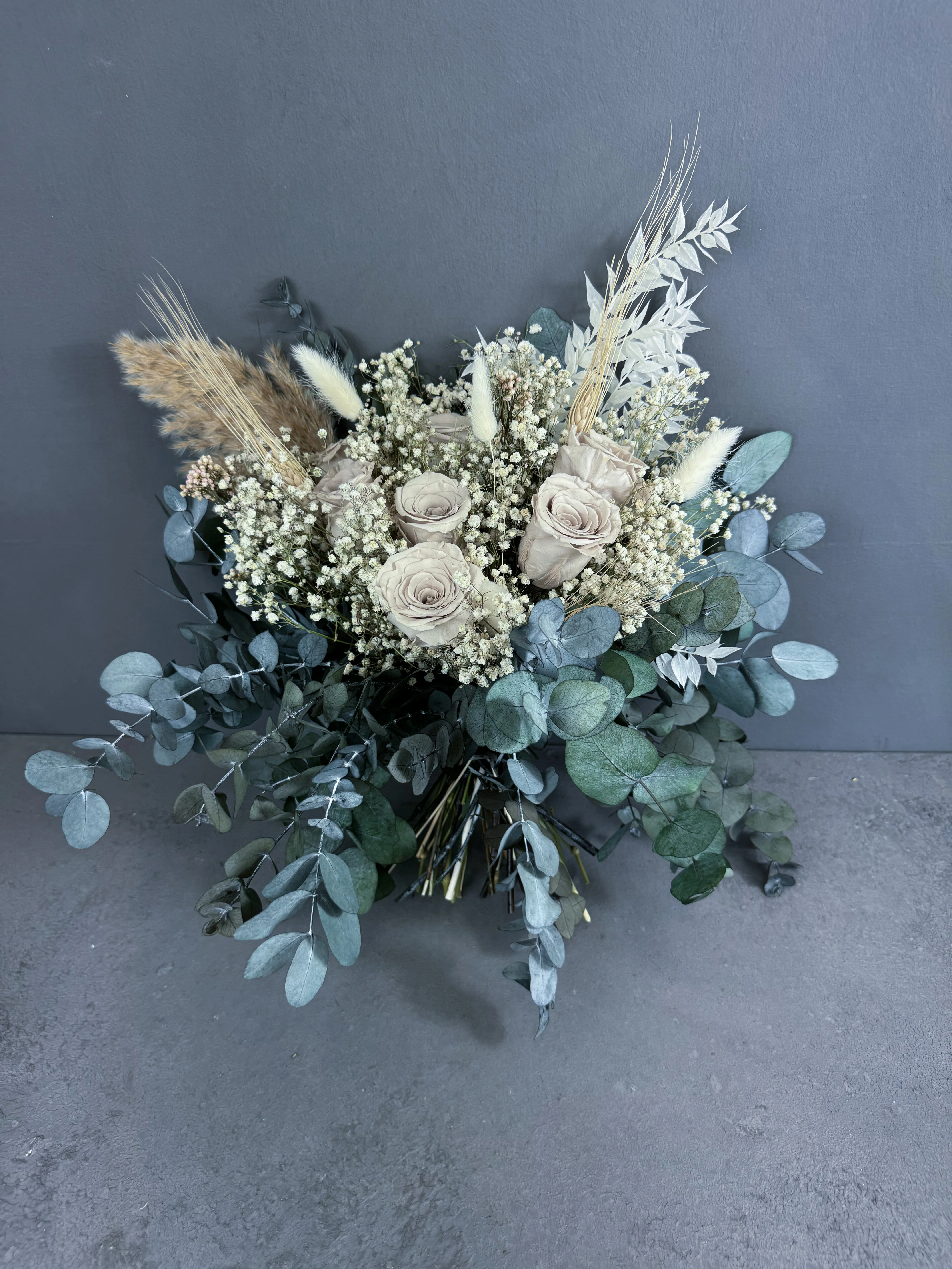Caitlin Bridal Dried Wedding Bouquet