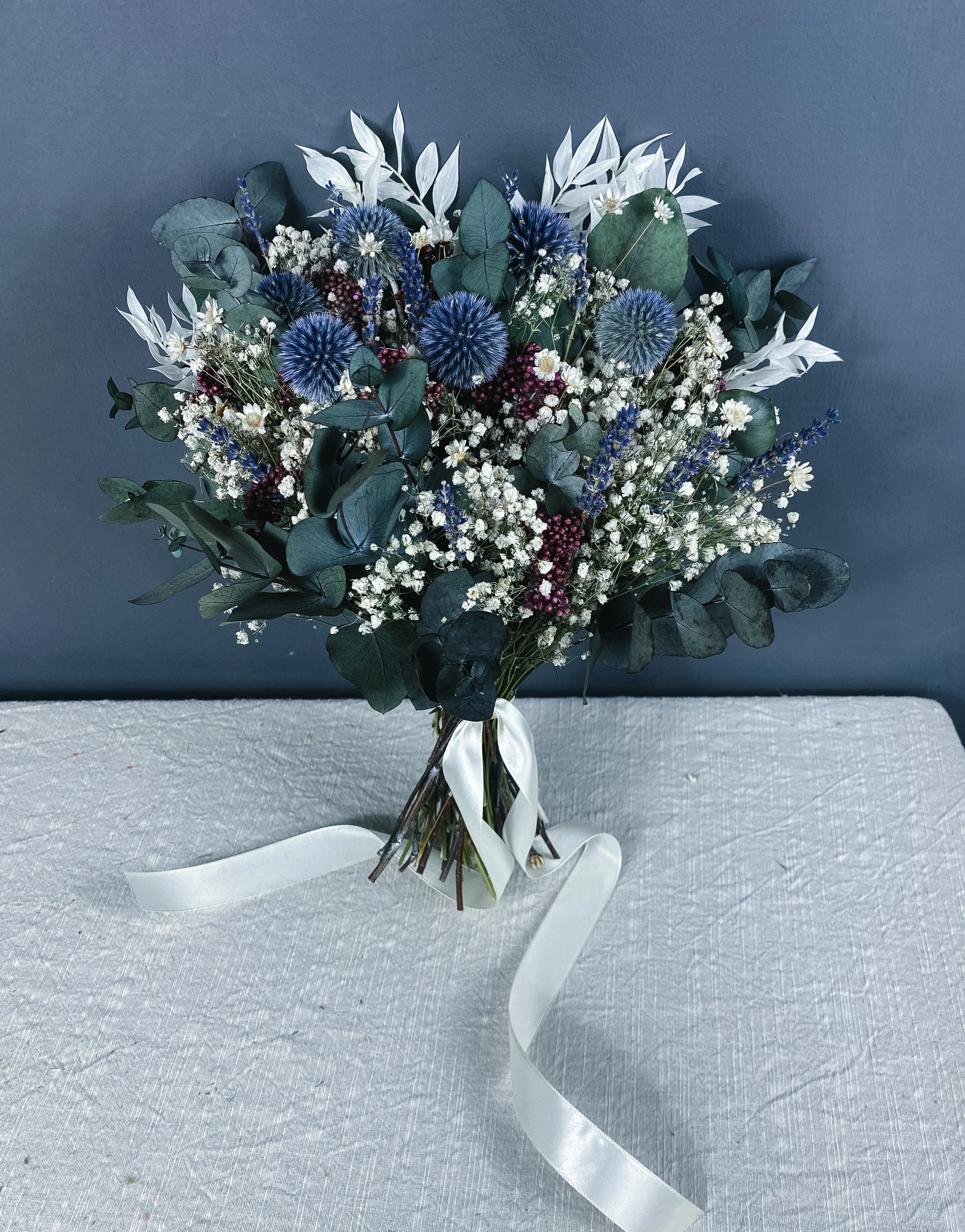 Devon Dried Flower Bridal Bouquet