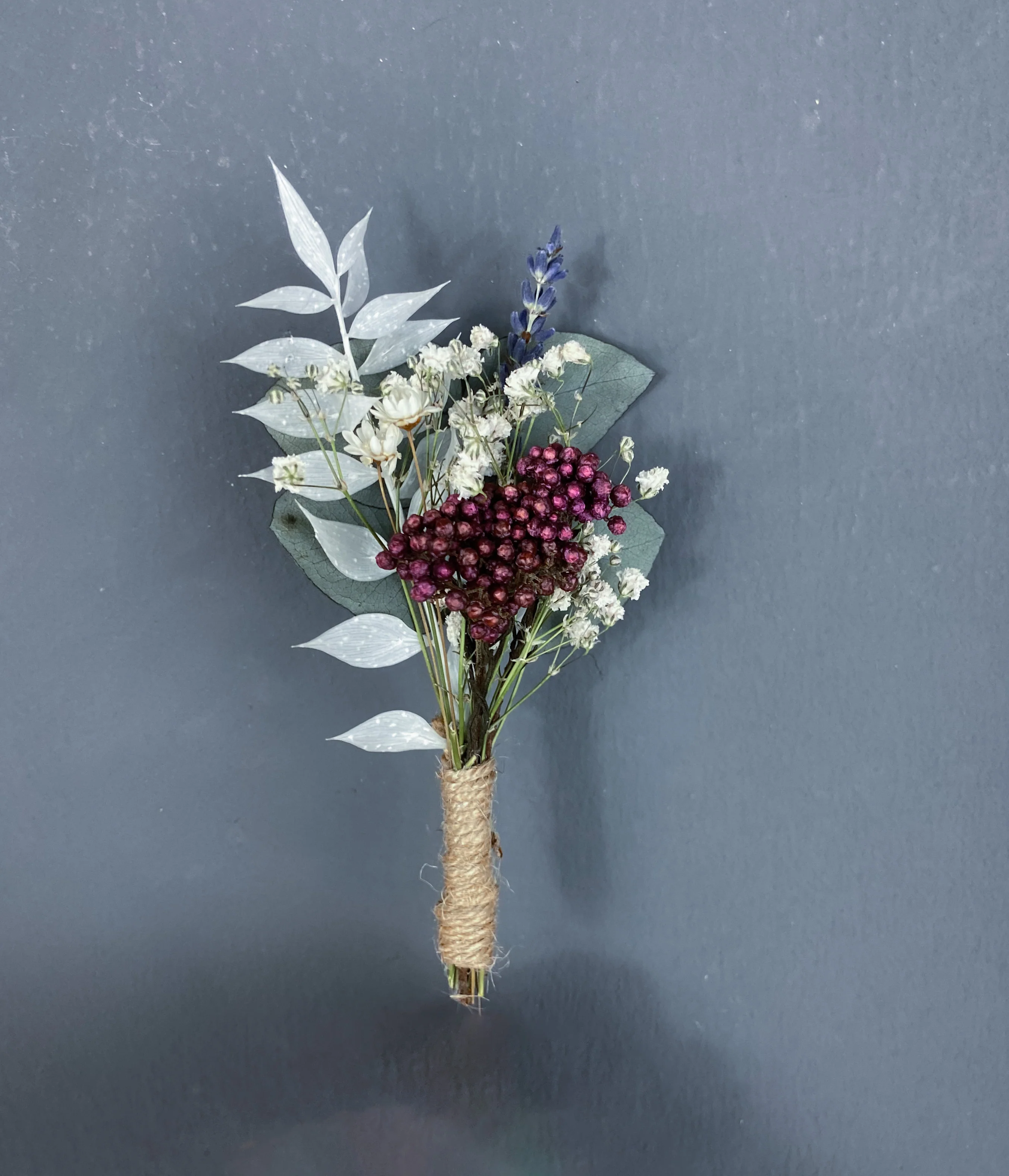 Devon dried flower buttonhole - Image 3