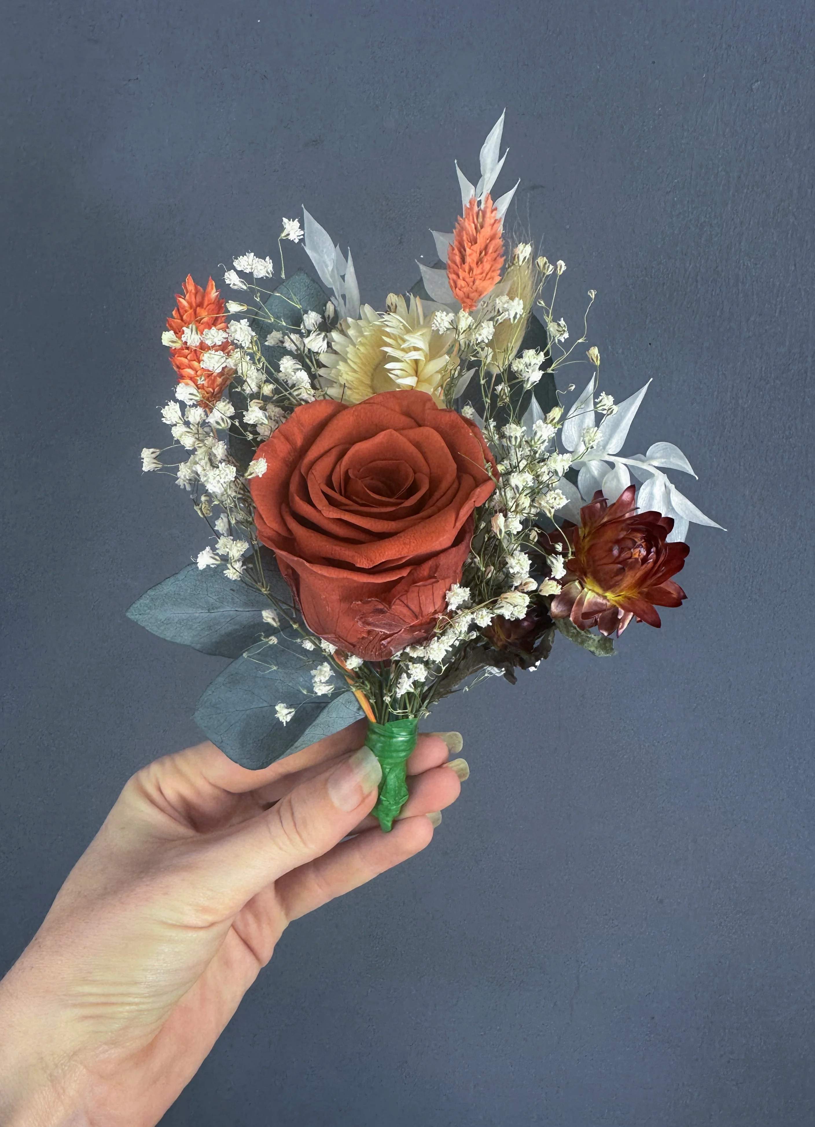 Dried flower cake topper - Image 3