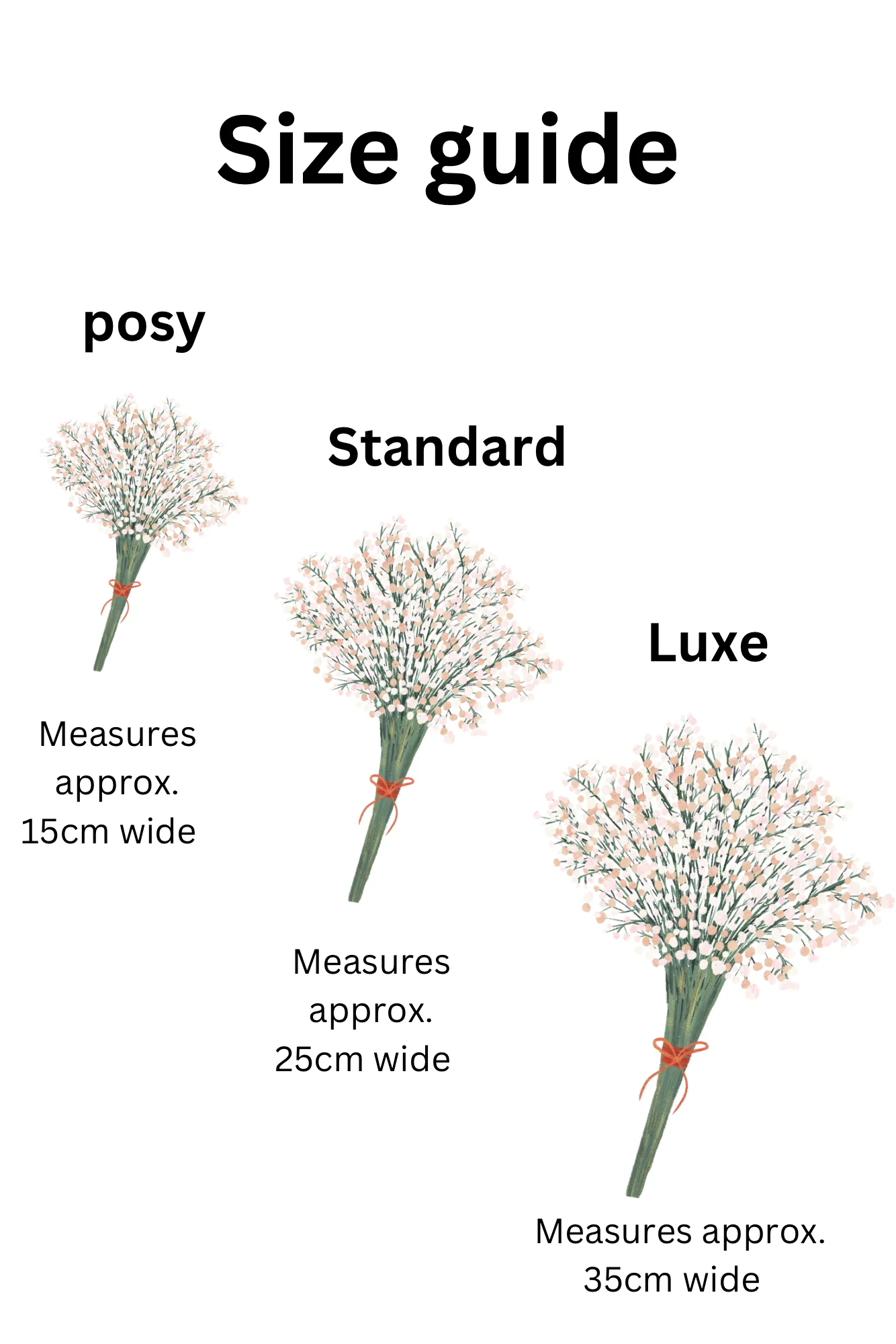 Hana dried flower bridesmaid’s bouquet - Image 4