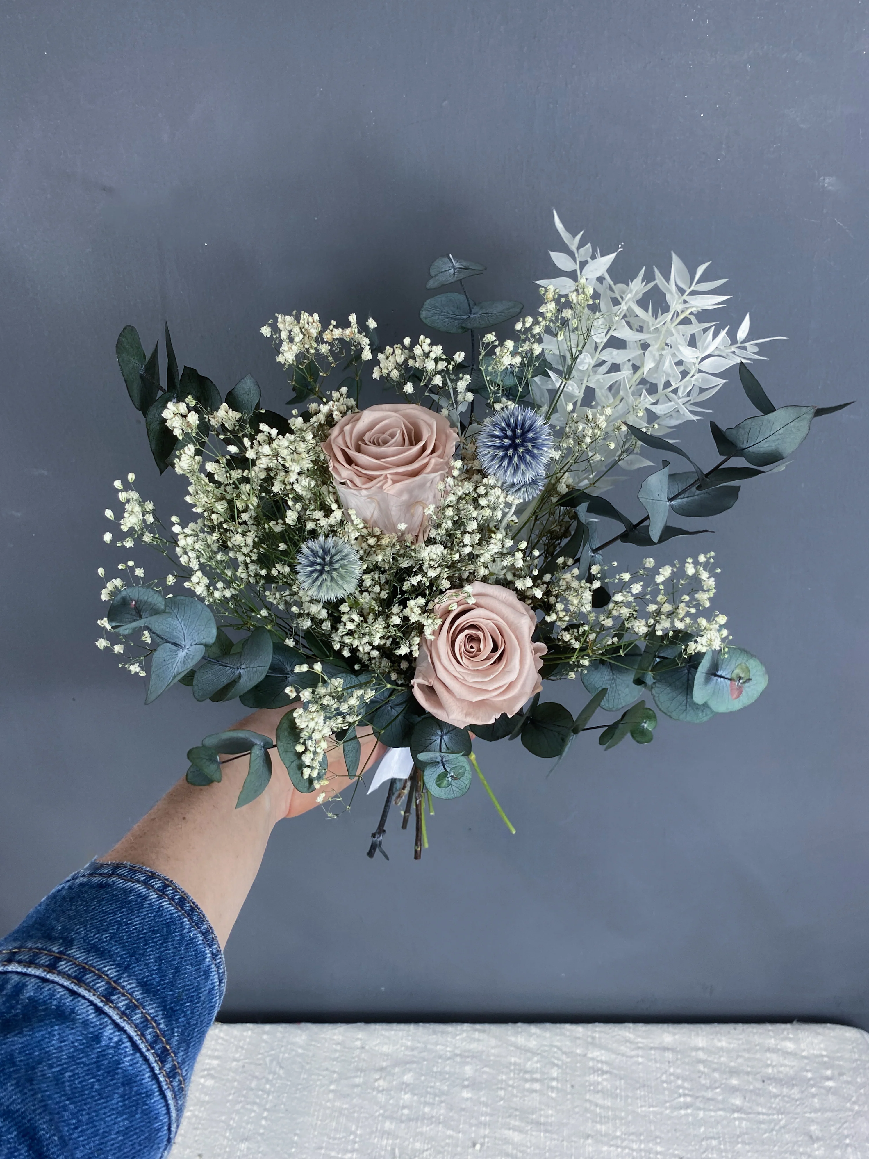 Elodie dried bridesmaid bouquet - Image 4