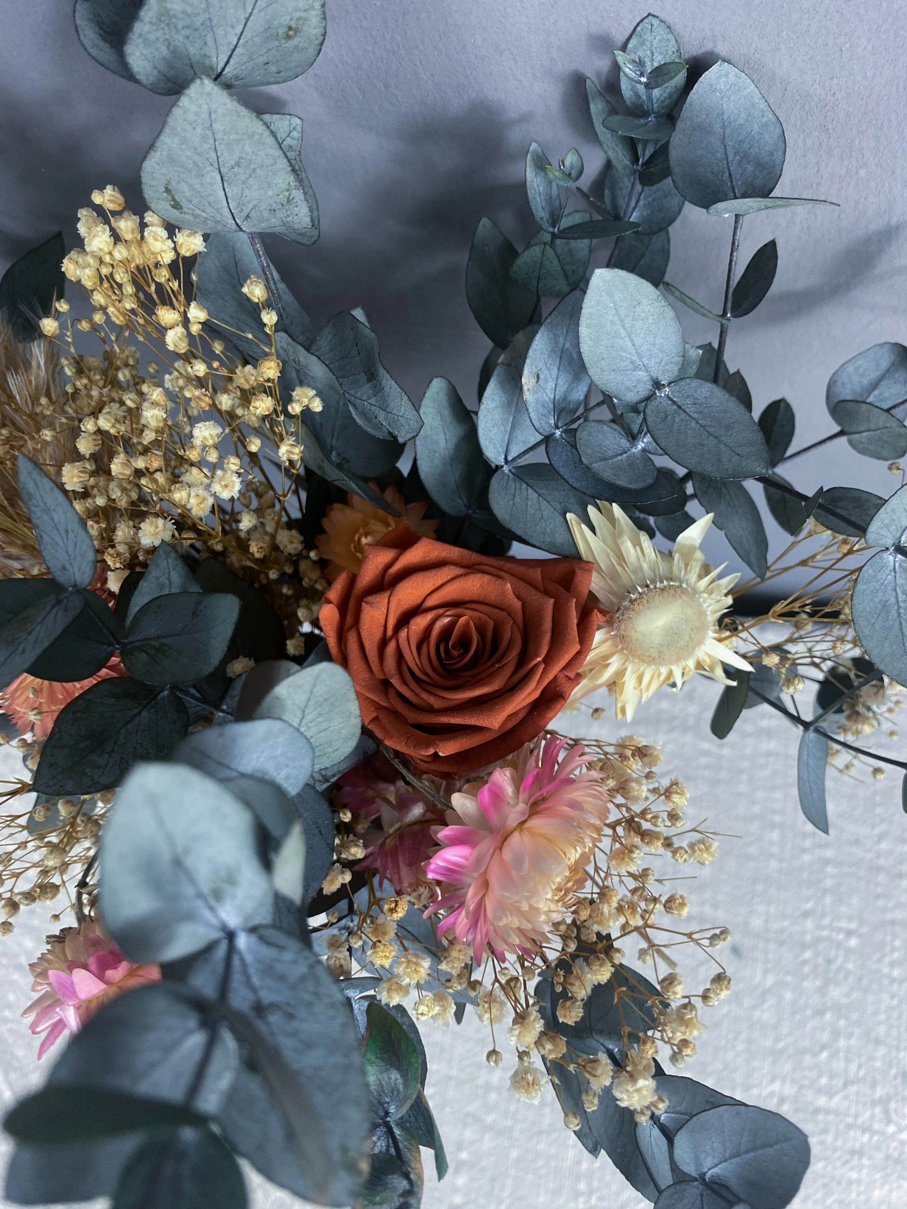 Lyra Dried Flower Bridesmaid's Bouquet - Image 3