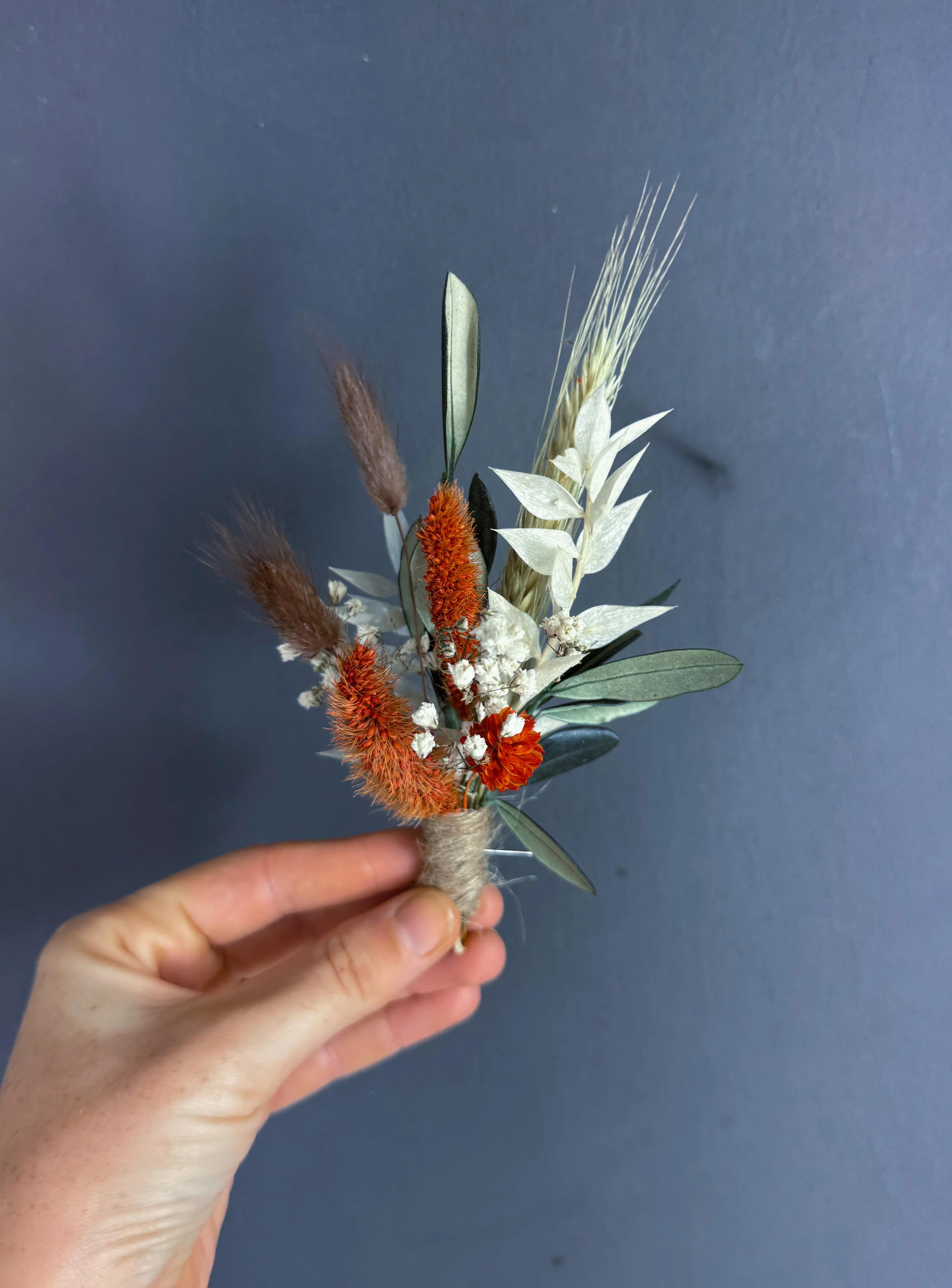 Marla dried flower buttonhole - Image 2