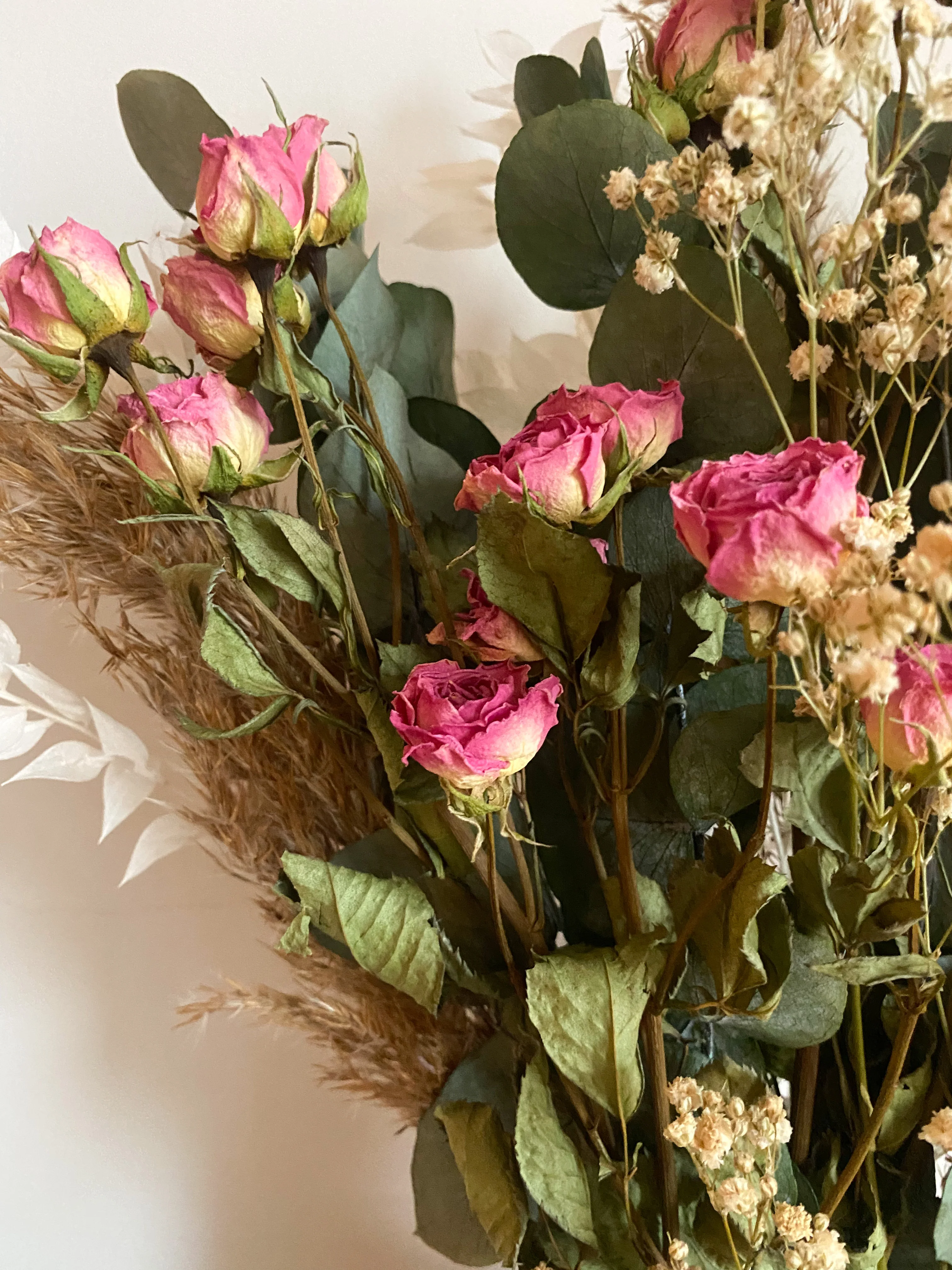 Rose Dried Flower Bouquet - Image 3
