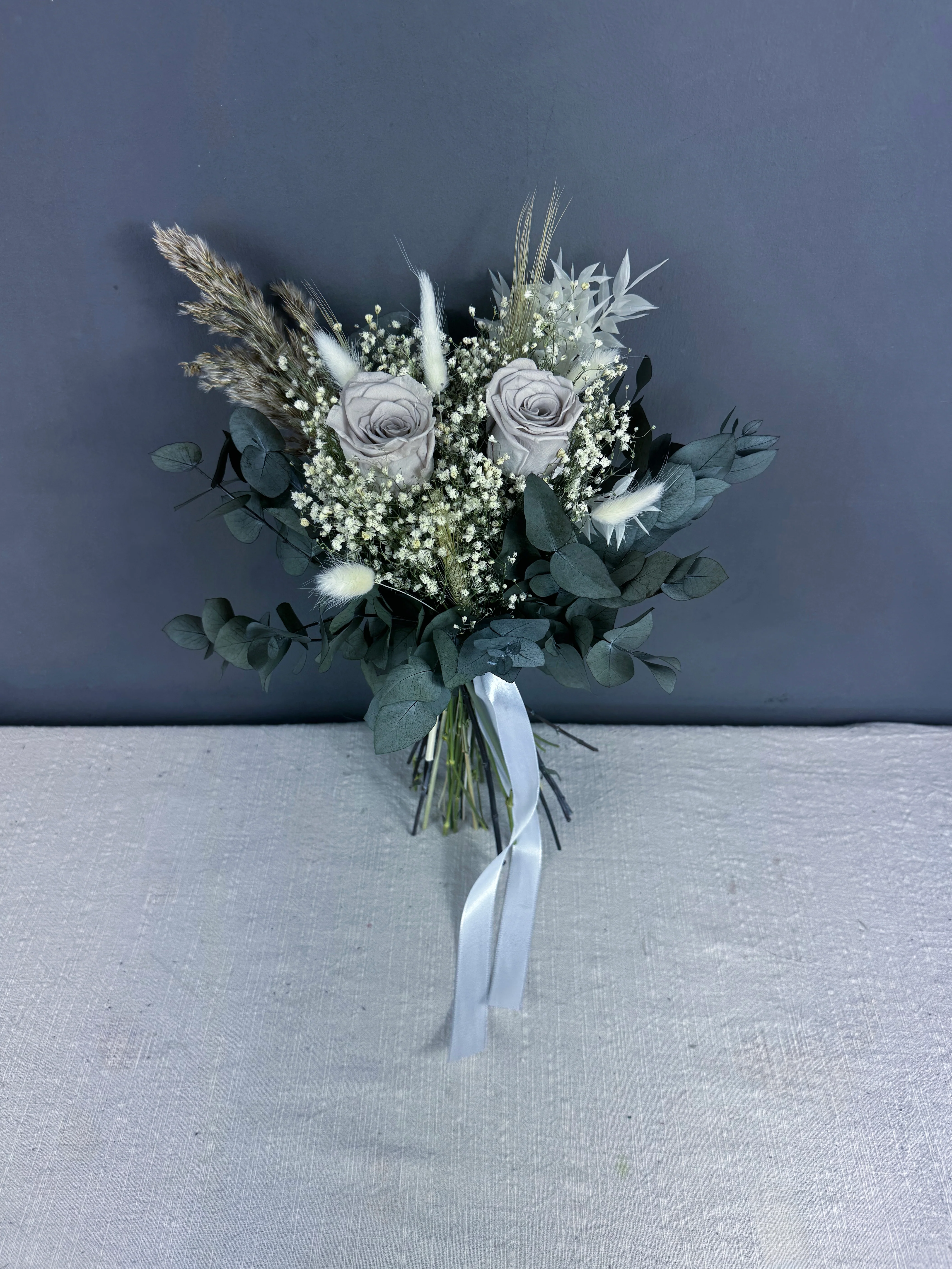 Caitlin Dried Flower Bridesmaid Bouquet - Image 3