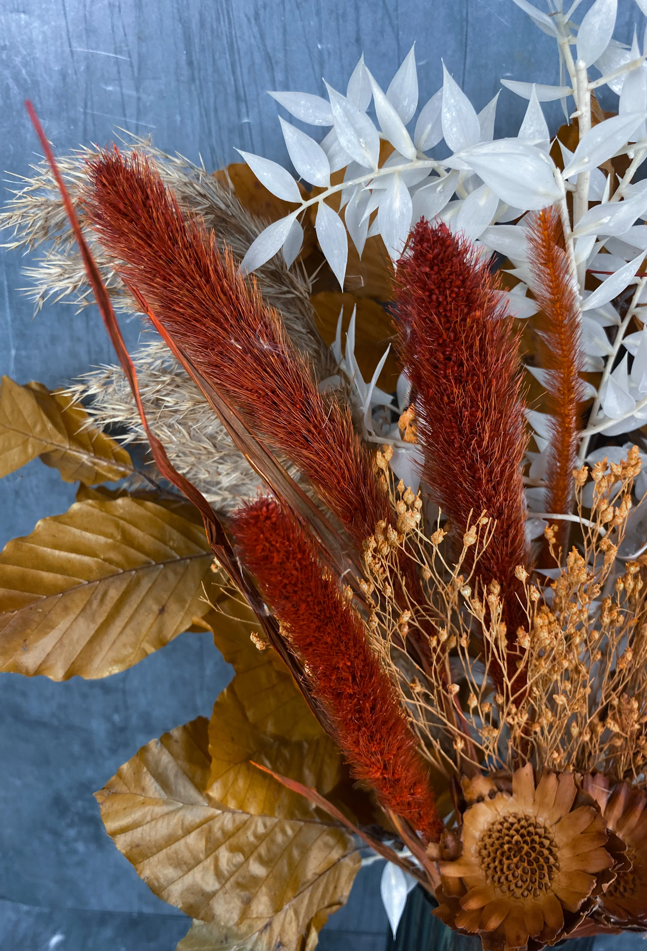 Viola dried flower bouquet - Image 4